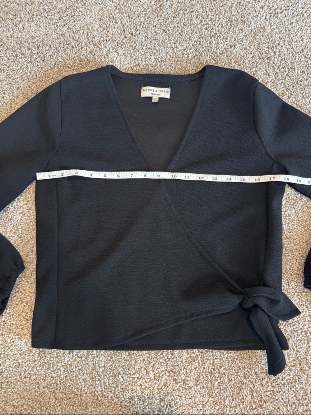 Madewell Black Texture & Thread Knit Top - Picture 4 of 7